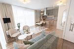 Wohnzimmer - Hello Holidays: Haus Luft | Penthouse | Sauna | Park - Top-Hundeurlaub