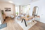 Wohnzimmer - Hello Holidays: Haus Luft | Penthouse | Sauna | Park - Top-Hundeurlaub