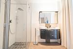 Badezimmer - Hello Holidays: Haus Luft | Penthouse | Sauna | Park - Top-Hundeurlaub