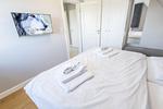Schlafzimmer - Ringhoog-Hüs, Whg. 3 "Wiesenblick" - Top-Hundeurlaub