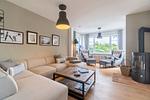 Der Ofen sorgt für eine wohlige Atmosphäre. - Haus am Park - Top-Hundeurlaub