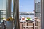 sonniger Balkon mit traumhafter Aussicht - fewo1846 - Sonne und Meer (App. 16) - Top-Hundeurlaub