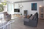 geräumiges, helles Wohnbereich mit Zugang zur  Terrasse - fewo1846 - StrandNest - Top-Hundeurlaub