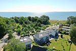Vogelperspektive - Schotstek: Strand,Sauna,Garten,Meerbl. - Top-Hundeurlaub