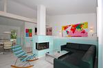 Wohnzimmer - Schotstek: Strand,Sauna,Garten,Meerbl. - Top-Hundeurlaub