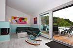 Wohnzimmer - Schotstek: Strand,Sauna,Garten,Meerbl. - Top-Hundeurlaub