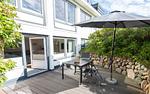 Terrasse - Haus Weissenburg Whg. Garten West - Top-Hundeurlaub