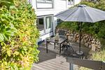 Terrasse - Haus Weissenburg Whg. Garten West - Top-Hundeurlaub