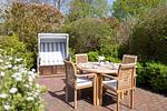 Terrasse - Hüs A - Friesenpesel - Top-Hundeurlaub