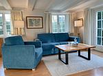 Wohnzimmer - Wohnung 1 West - Top-Hundeurlaub