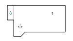 floor-plan - Ferienwohnung für 2 Personen (22 m²) - Top-Hundeurlaub