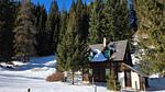Außenseite Ferienhaus [Winter] - Ferienhaus für 7 Personen (60 m²) - Top-Hundeurlaub
