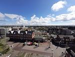 Schöner Ausblick vom Balkon - Hanseatenhaus im Zentrum App. 88 Eastview - Top-Hundeurlaub