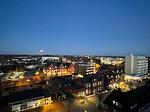 Schöner Ausblick vom Balkon am Abend - Hanseatenhaus im Zentrum App. 88 Eastview - Top-Hundeurlaub
