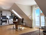 Wohnzimmer mit Küchenzeile und Essecke - Haus Ziemer 2-Zimmerwohnung Nr. 2 (32b) - Top-Hundeurlaub
