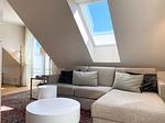 Wohnzimmer mit Couchecke - Haus Ziemer 2-Zimmerwohnung Nr. 2 (32b) - Top-Hundeurlaub