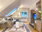 Wohzimmer mit Couchecke - Haus Ziemer 2-Zimmerwohnung Nr. 2 (32b) - Top-Hundeurlaub