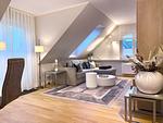 Wohnzimmer mit Couchecke - Haus Ziemer 2-Zimmerwohnung Nr. 2 (32b) - Top-Hundeurlaub