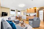 Wohnzimmer - Haus Friedeburg App. Watt Rantum auf Sylt - Top-Hundeurlaub