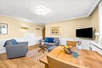 Wohnzimmer - Haus Friedeburg App. Watt Rantum auf Sylt - Top-Hundeurlaub