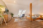 Wohnzimmer - Ferienhaus am Wolgastsee I - Top-Hundeurlaub