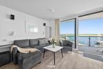 Wohnzimmer - Ferienwohnung "Meerblick" Marina Wendtorf - Top-Hundeurlaub