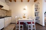 Küche / Küchenzeile - Appartement  Achtern Diek 2-29 - Top-Hundeurlaub
