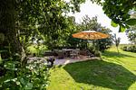 Gartenblick - Ferienhaus Deichkind 25 Hedwigenkoog - Top-Hundeurlaub