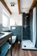 Badezimmer - Ferienhaus Deichkind 25 Hedwigenkoog - Top-Hundeurlaub