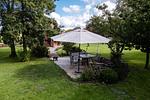 Gartenblick - Ferienhaus Deichkind 25 Hedwigenkoog - Top-Hundeurlaub