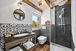 Badezimmer - Ferienhaus Deichkind 25 Hedwigenkoog - Top-Hundeurlaub