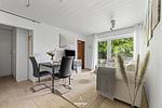 Wohnzimmer - Ferienwohnung Ankerplatz Büsum - Top-Hundeurlaub