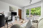 Wohnzimmer - Ferienwohnung Ankerplatz Büsum - Top-Hundeurlaub