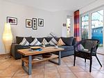 Wohnzimmer - Haus Sybille - Top-Hundeurlaub
