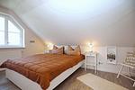 zweites Schlafzimmer mit Doppelbett - Wohnung 02-8 - Top-Hundeurlaub