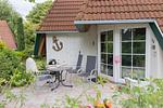 Terrasse - Ferienhaus "Nordseenest-Dorum" Wittsand 16 - Top-Hundeurlaub