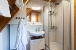 Badezimmer - Ferienhaus "Nordseenest-Dorum" Wittsand 16 - Top-Hundeurlaub