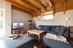 Wohnzimmer - Ferienhaus  Nordertill 11 - Top-Hundeurlaub