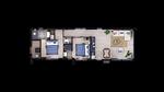 FloorPlan - Villa für 3 Personen (70 m²) - Top-Hundeurlaub