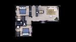 FloorPlan - Villa für 5 Personen (70 m²) - Top-Hundeurlaub