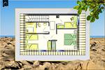 Grundriss - Ferienhaus Waldhaus 6 - Top-Hundeurlaub