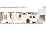 Grundriss (Angaben ohne Gewähr) - Aparthotel Ostseeallee 1-01 - Top-Hundeurlaub