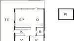 FloorPlan - Ferienhaus für 5 Personen (40 m²) in Nykøbing Sjælland - Top-Hundeurlaub