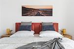Schlafzimmer - Ferienwohnung Henrys Beachbude Olpenitz - Top-Hundeurlaub