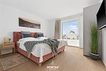 Schlafzimmer - Ferienwohnung Henrys Beachbude Olpenitz - Top-Hundeurlaub