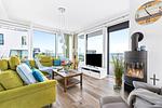 Wohnzimmer - Ferienhaus Villa Seemööv Olpenitz - Top-Hundeurlaub
