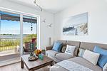 Wohnzimmer - Ferienhaus Rückenwind Olpenitz - Top-Hundeurlaub