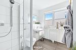 Badezimmer - Ferienhaus Rückenwind Olpenitz - Top-Hundeurlaub