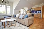 Wohnzimmer - FeWo12: Balkon,Meerblick, ruhige Lage - Top-Hundeurlaub