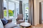 Wohnzimmer - Deluxe-Apartment 1.12 - Top-Hundeurlaub